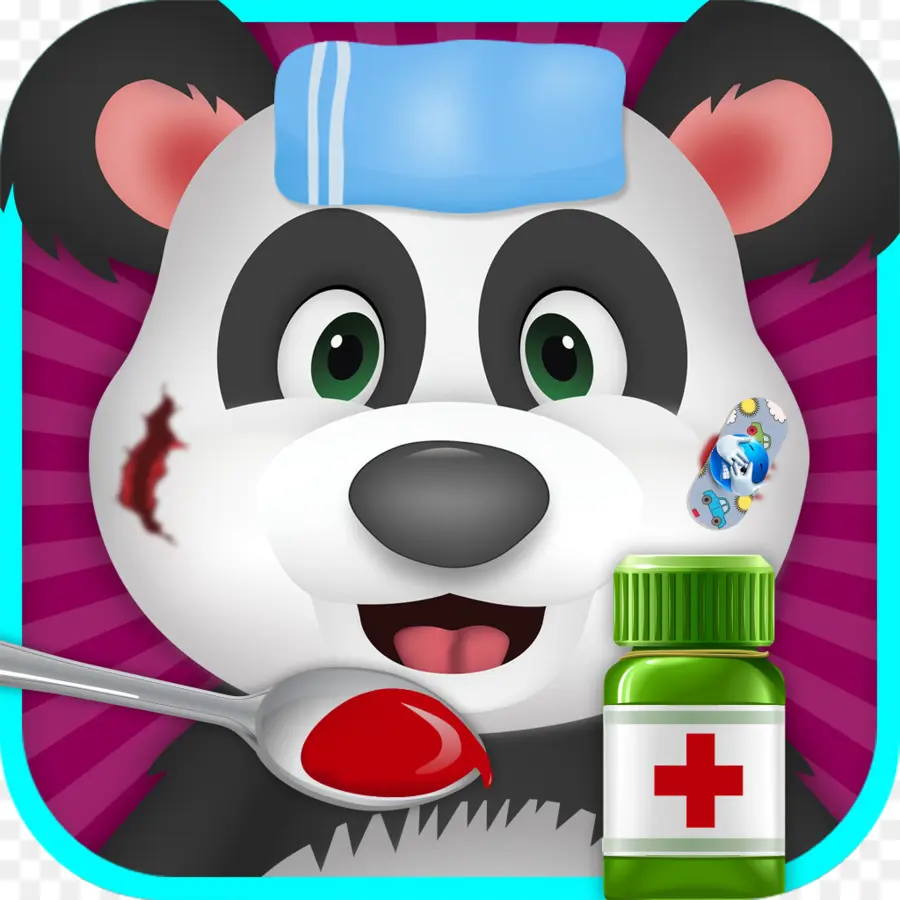 Dokter Panda，Kartun PNG