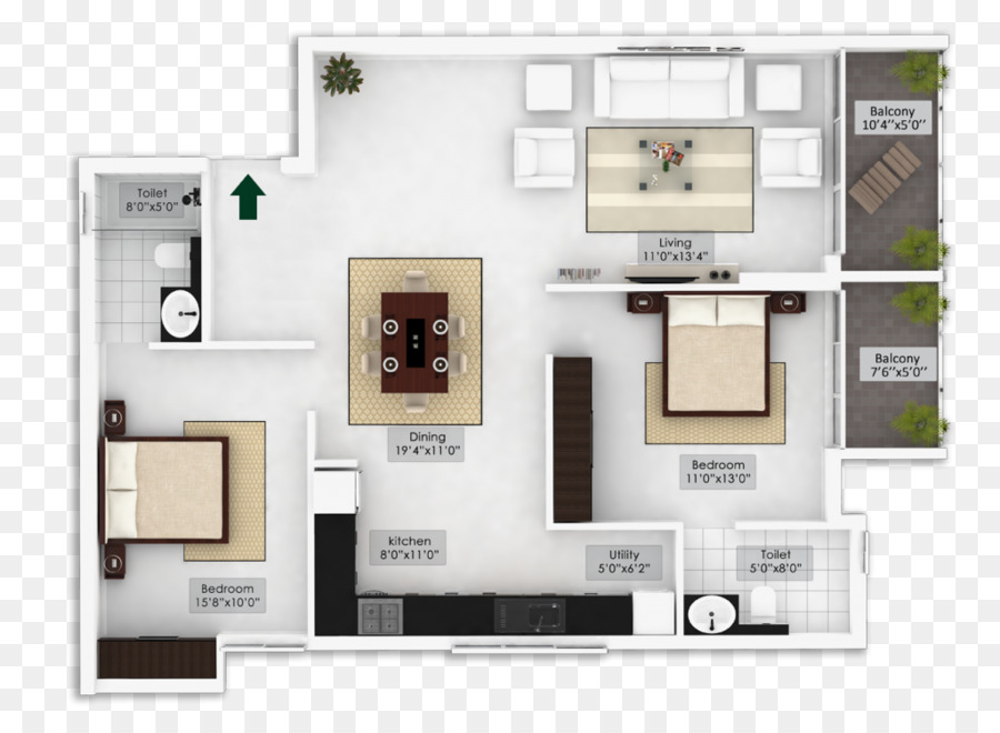 Properti Northernsky，Rencana Denah PNG