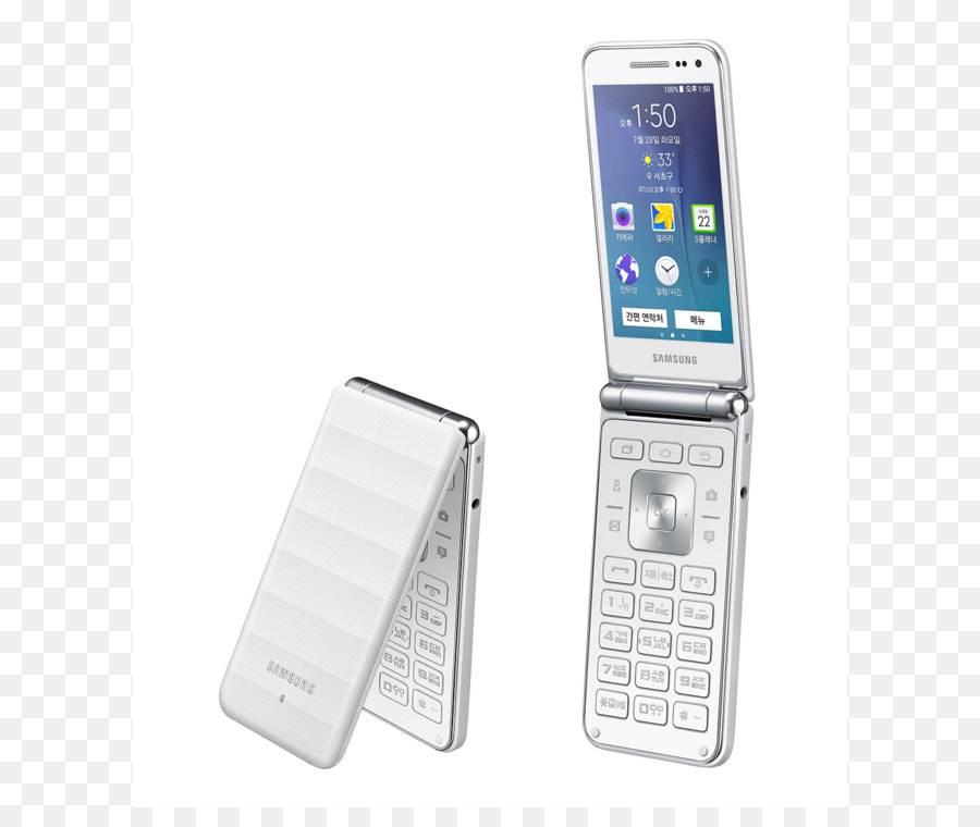 Samsung Galaxy Folder，Desain Clamshell PNG