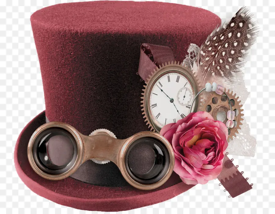 Topi Steampunk，Topi Atas PNG