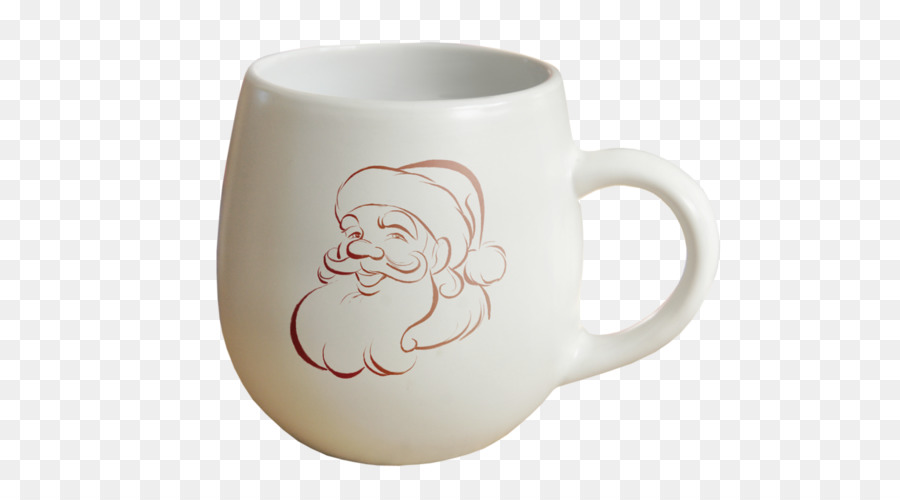 Santa Claus，Cangkir Kopi PNG