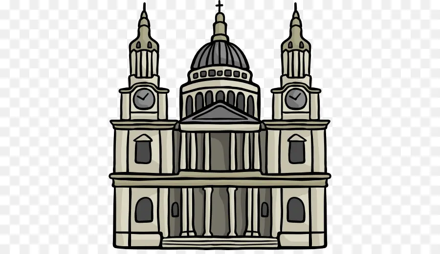 Ilustrasi Katedral，Gereja PNG