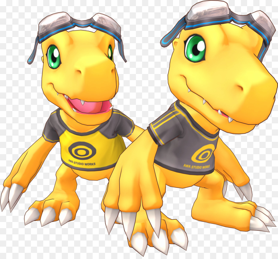 Dinosaurus Kuning，Kartun PNG