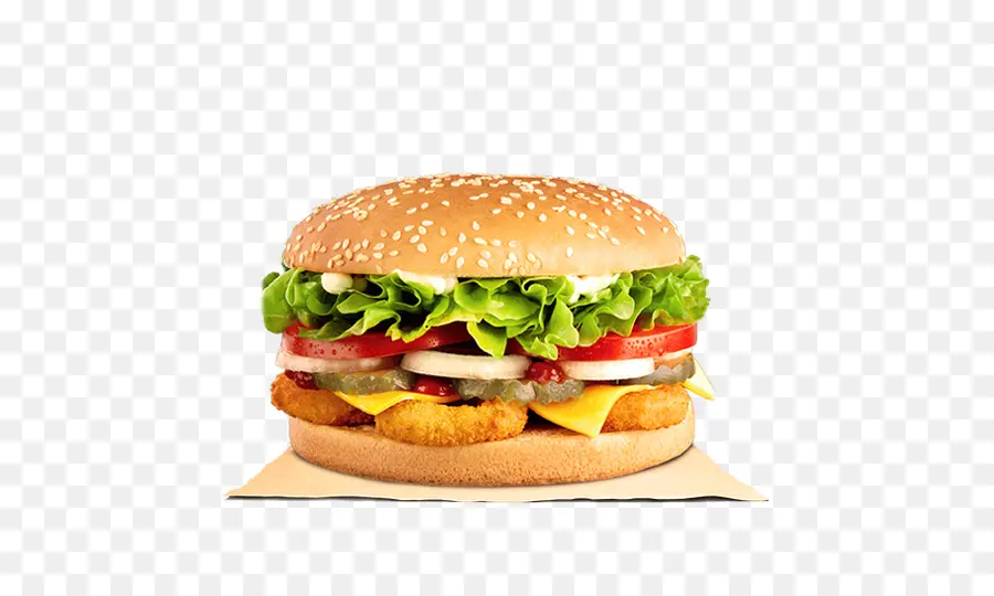 Vegetarian Burger，Burger Keju PNG