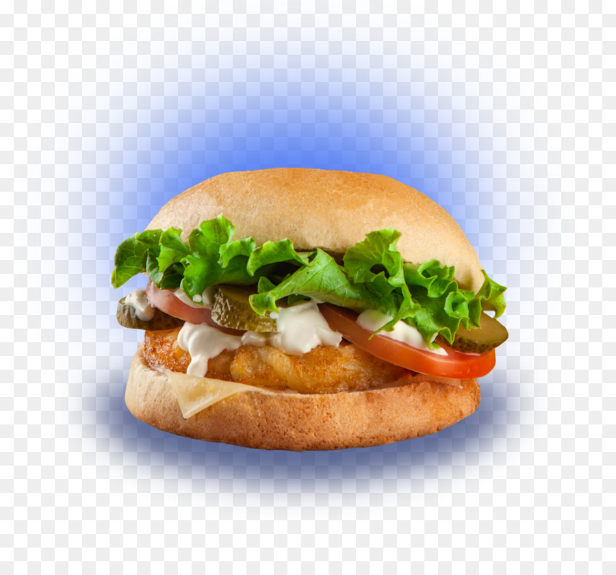 Burger Ikan Salmon，Burger Keju PNG