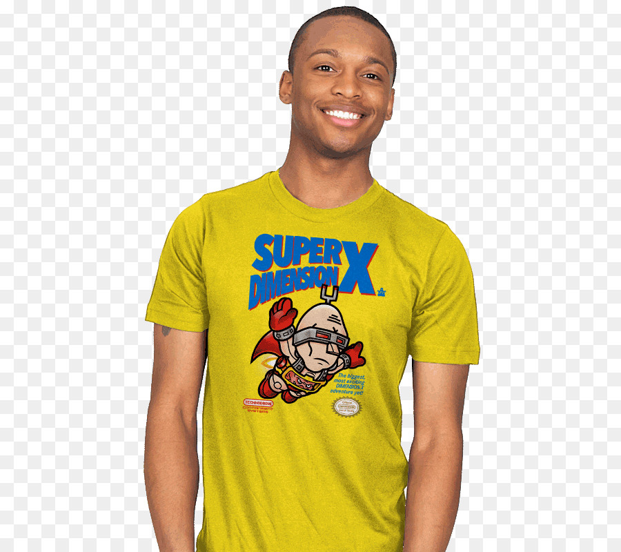 Kaos Super Dimensi X，Kuning PNG