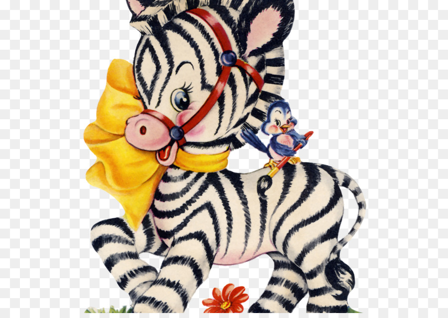 Zebra Dengan Busur Kuning，Penguin PNG