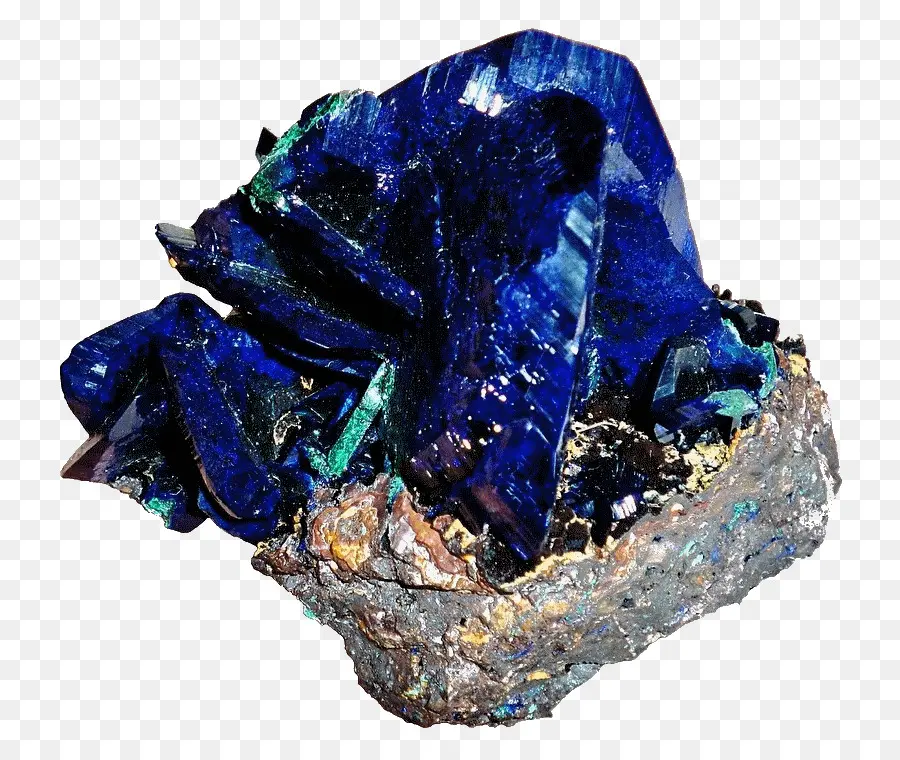 Mineral Biru，Kristal PNG