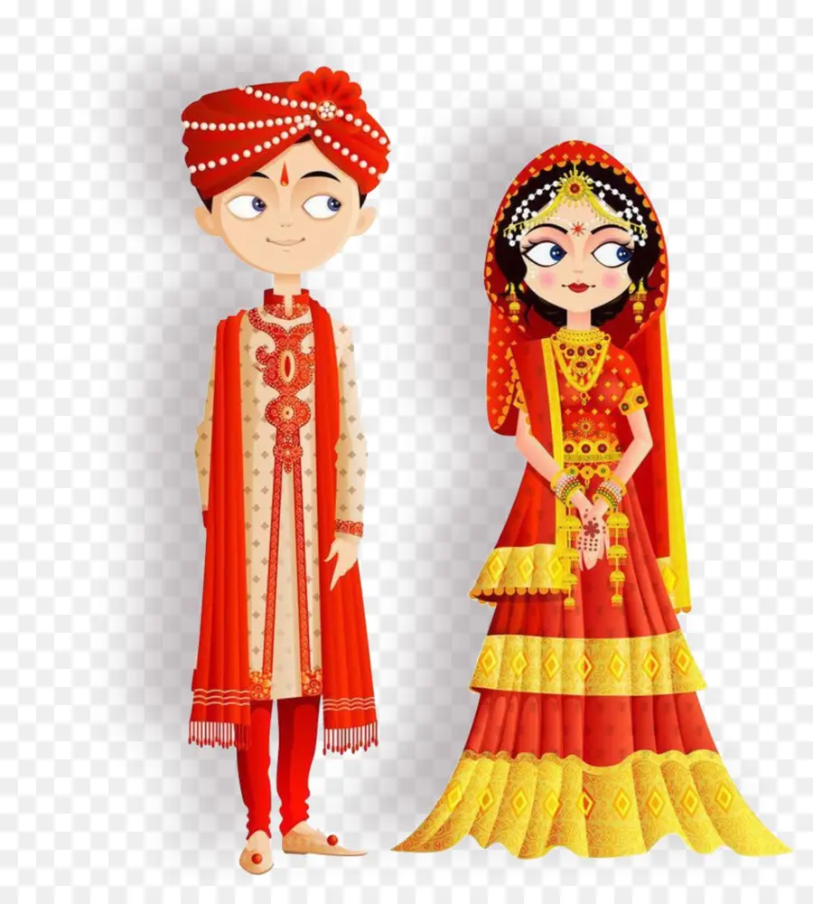 Undangan Pernikahan，Pernikahan Di India PNG