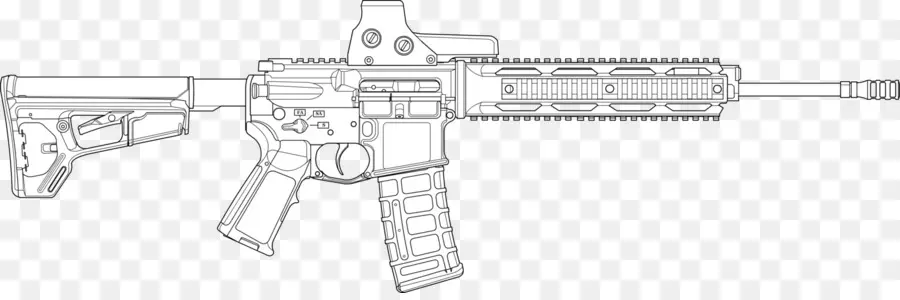 Garis Besar Senapan，Pistol PNG