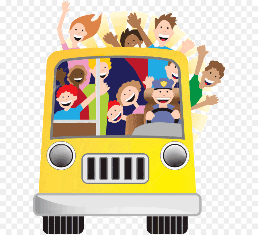 Bus, Sopir Bus, Bus Sekolah Gambar Png