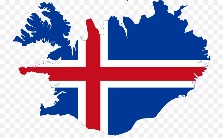 Peta Bendera Islandia，Bendera PNG