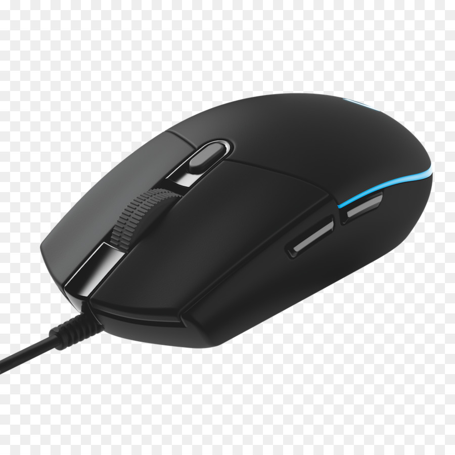 Mouse Berkabel Hitam，Komputer PNG