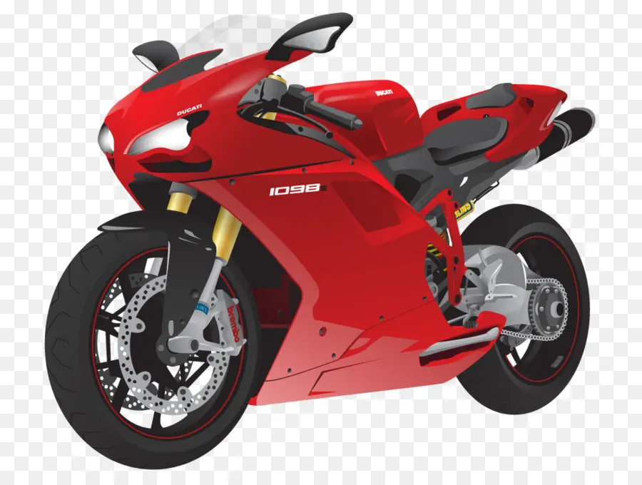 Ducati 1098，Sepeda Motor PNG