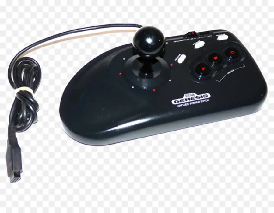 Joystick Berwarna Hitam，Sega PNG