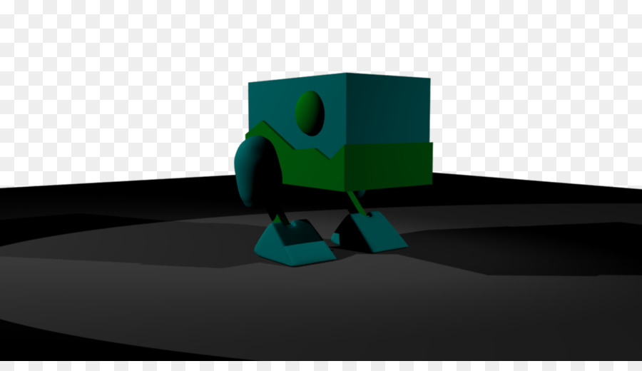 Robot 3d，Hijau PNG