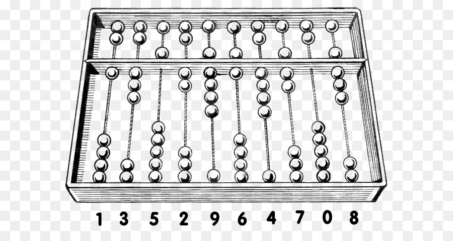 Sempoa，Matematika PNG