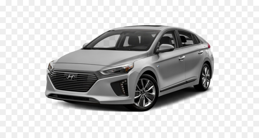 Hyundai Ioniq Hybrid Blue Hatchback 2018，Hyundai Ioniq Hybrid Sel Hatchback 2018 PNG