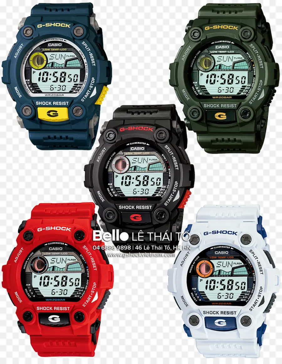 Jam Tangan G Shock，Arloji PNG