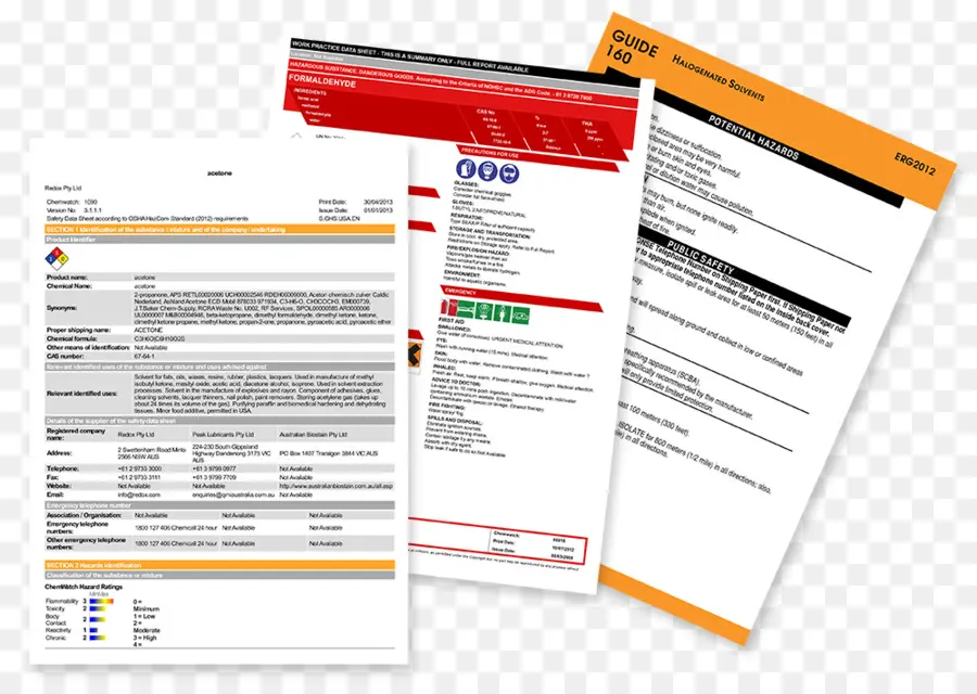 Lembar Data Keselamatan，Coshh PNG