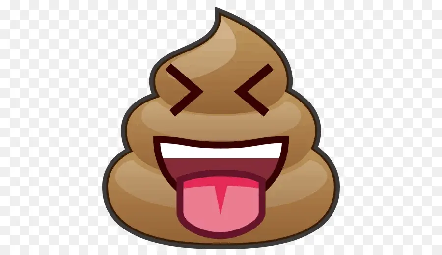 Emoji Kotoran，Tersenyum PNG