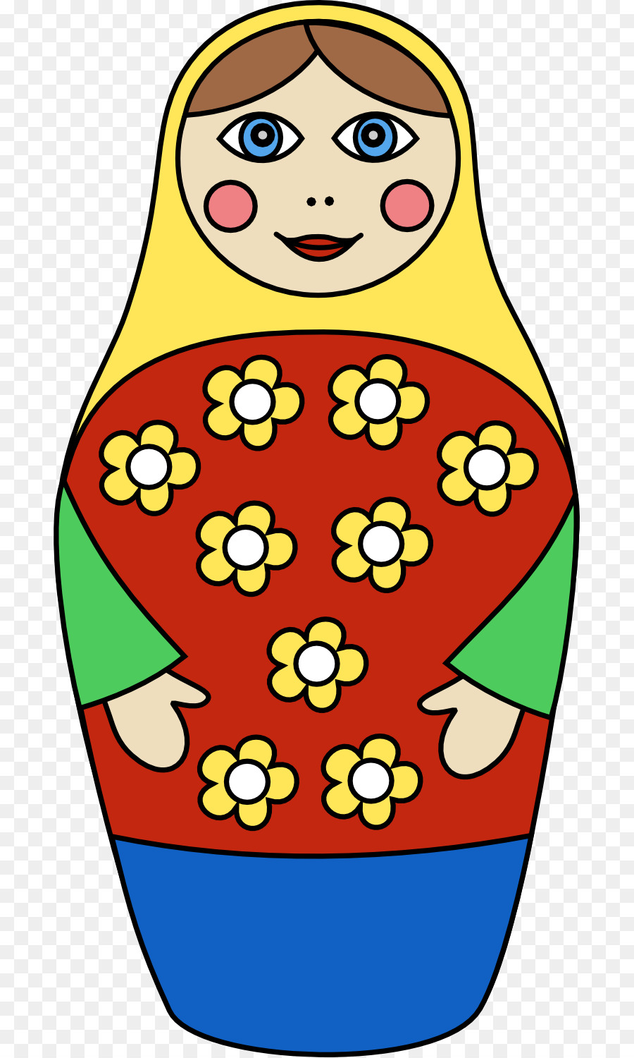 Matryoshka Boneka，Gambar PNG