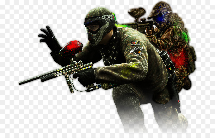 Pemain Paintball，Olahraga PNG