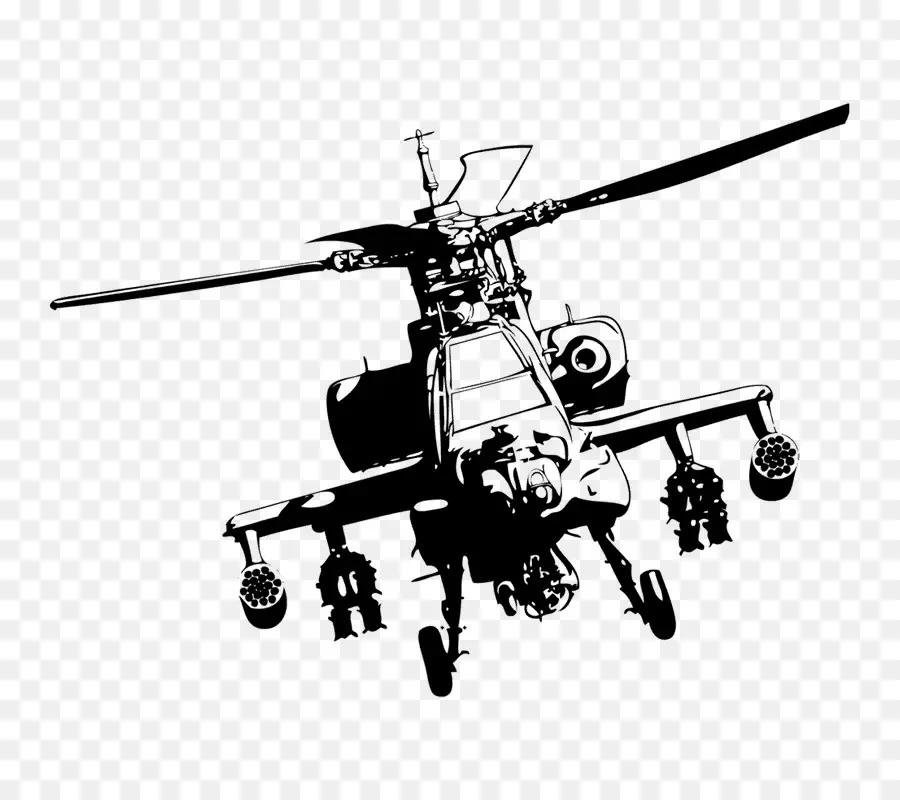 Boeing Ah64 Apache，Helikopter PNG