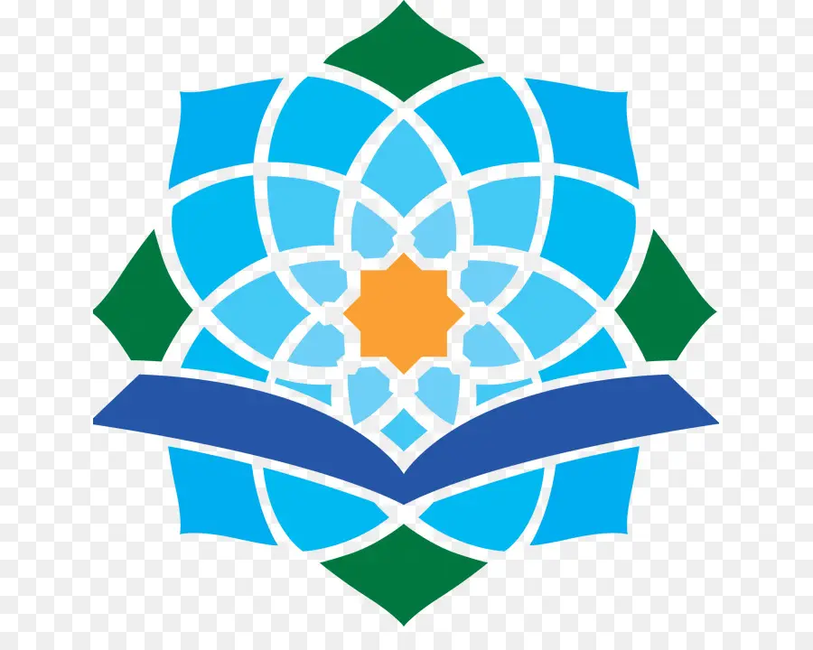 Logo Bunga Biru Dan Hijau，Bunga PNG