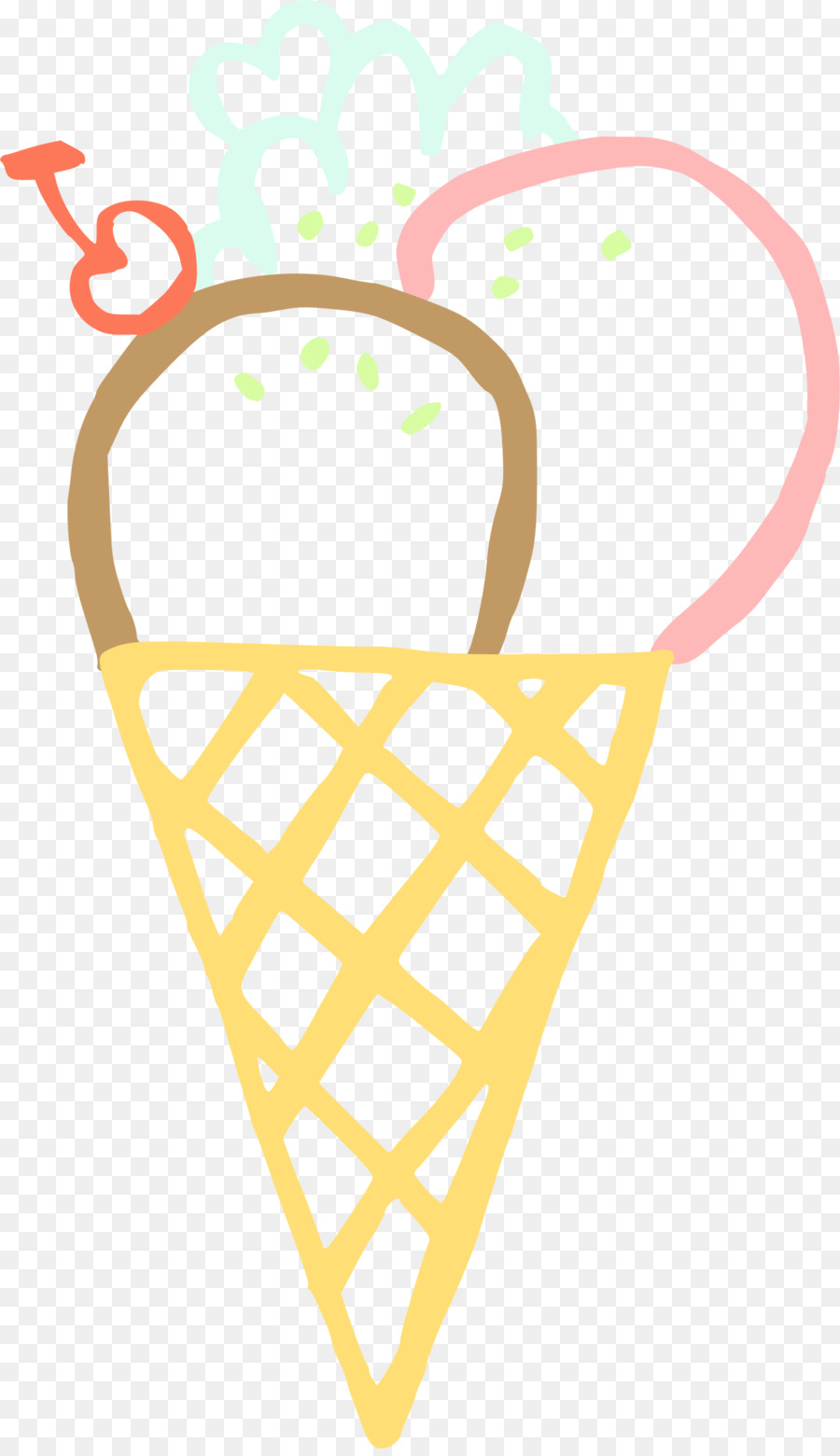 Kerucut Es Krim，Es Krim PNG