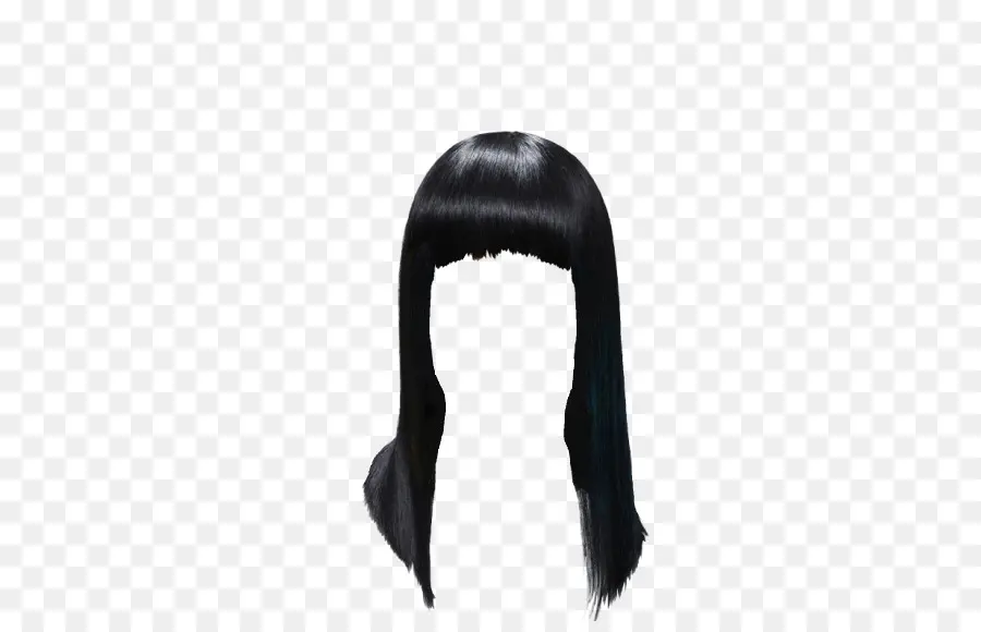 Wig，Rambut Hitam PNG