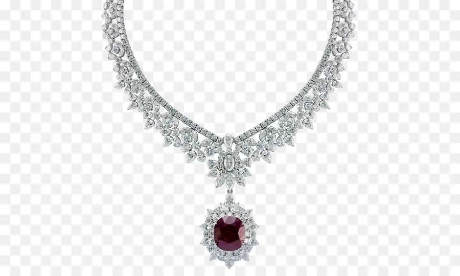 Kalung Ruby，Permata PNG