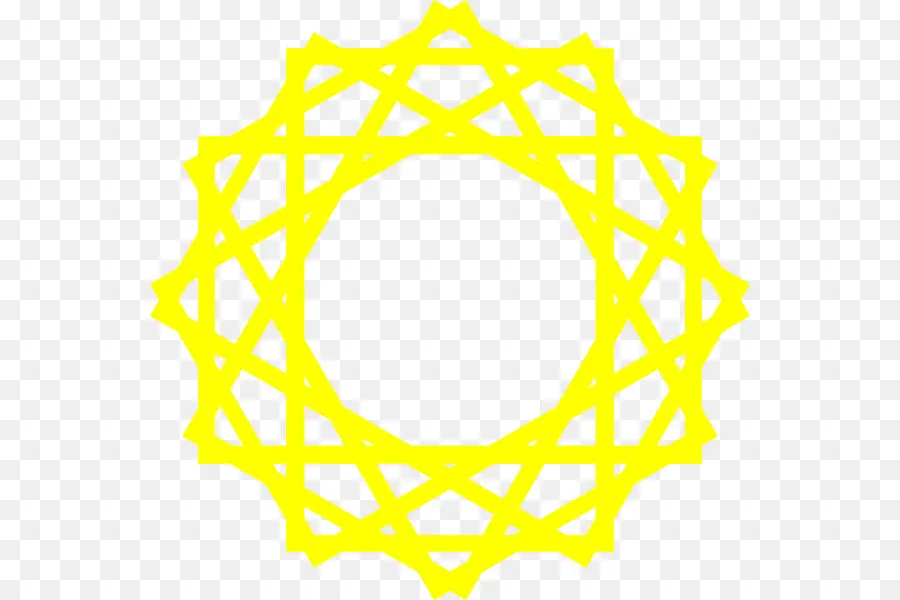 Pola Geometris，Kuning PNG