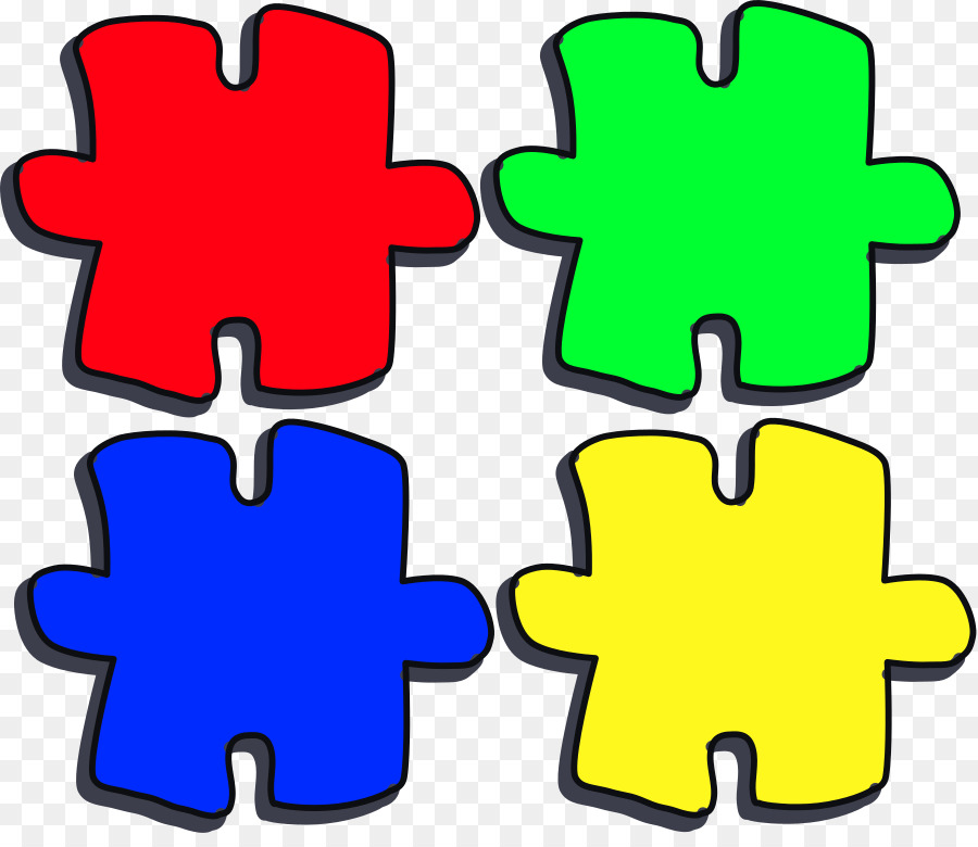 Potongan Puzzle Berwarna Warni，Gergaji Ukir PNG