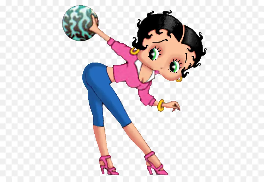 Boling Betty Boop，Bola Bowling PNG