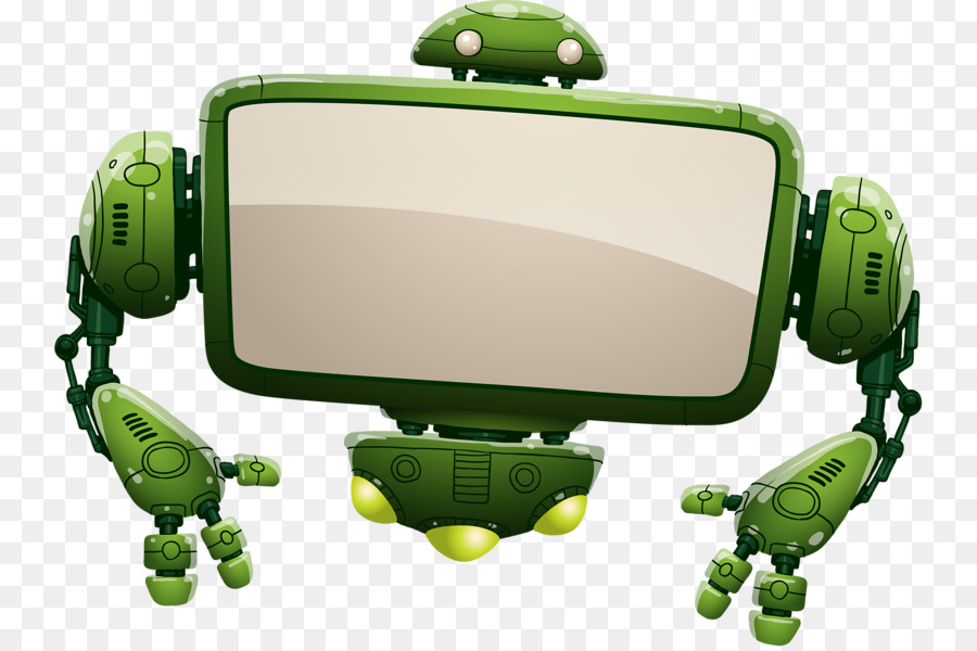 Robot Hijau，Layar PNG