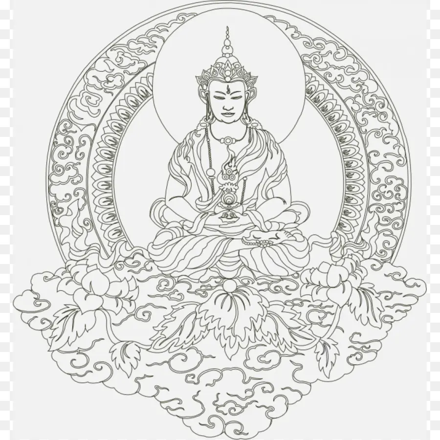 Mandala，Agama Buddha PNG