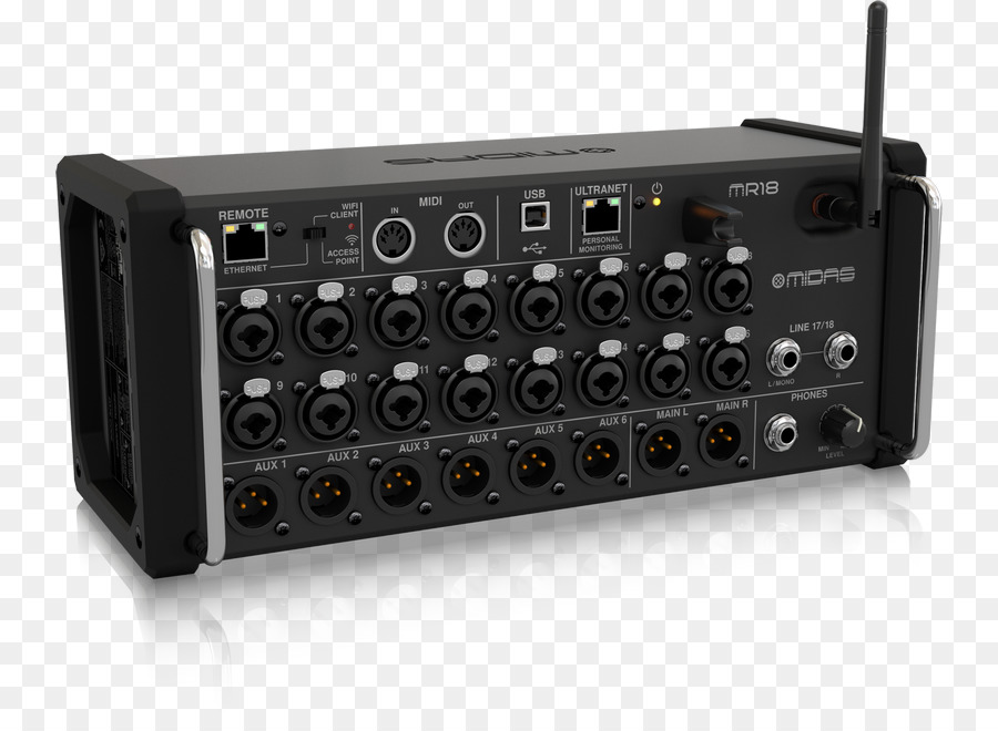 Midas Mr18，Mixer Audio PNG