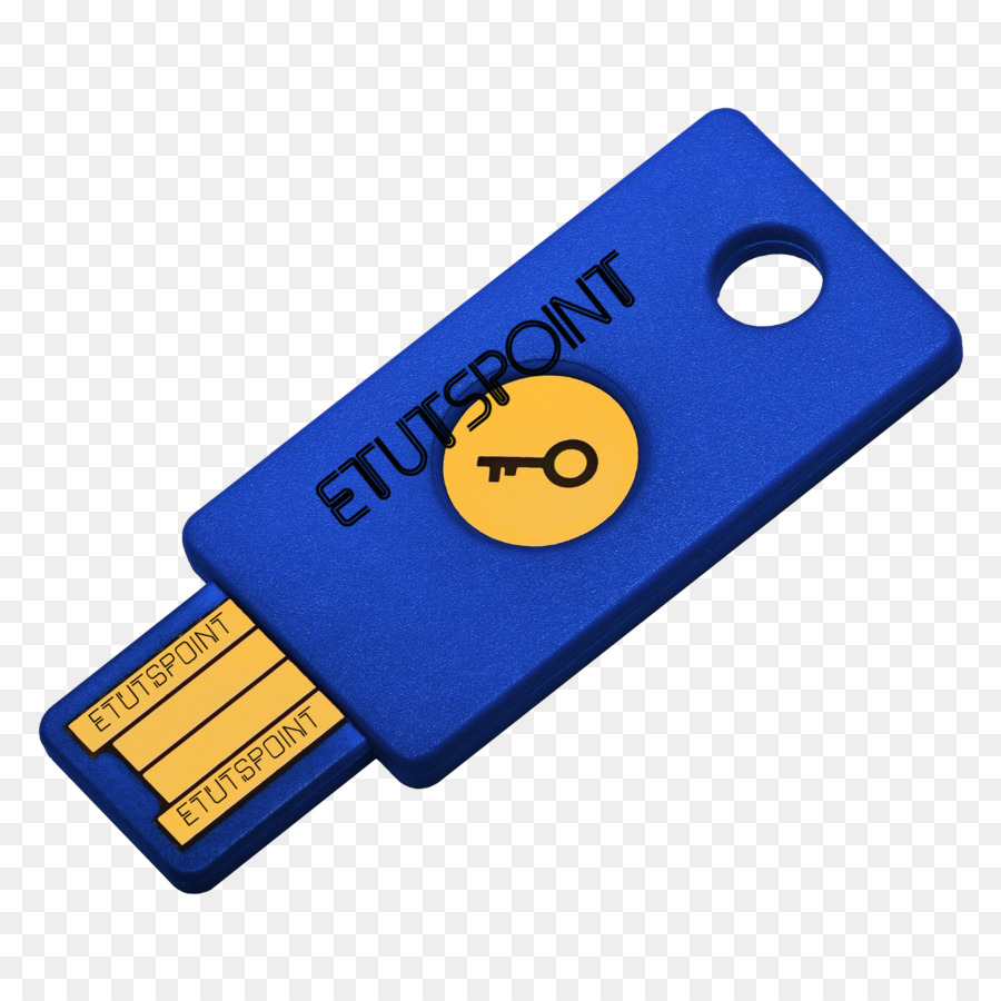 Kunci Keamanan Usb，Biru PNG