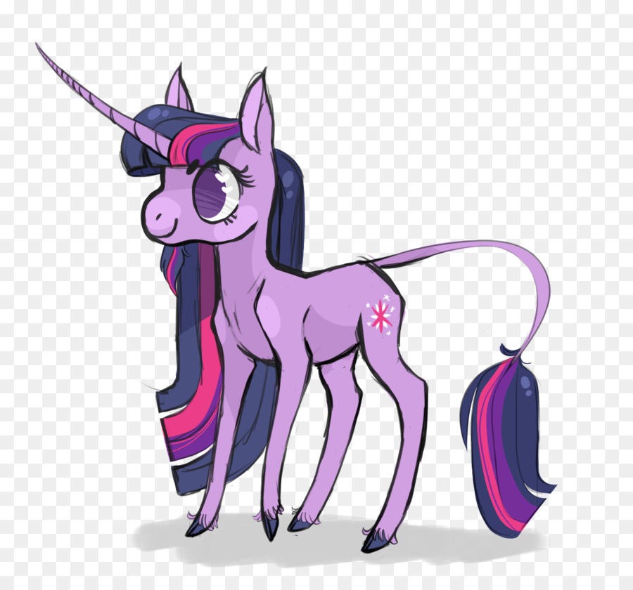 Unicorn Ungu，Fantasi PNG