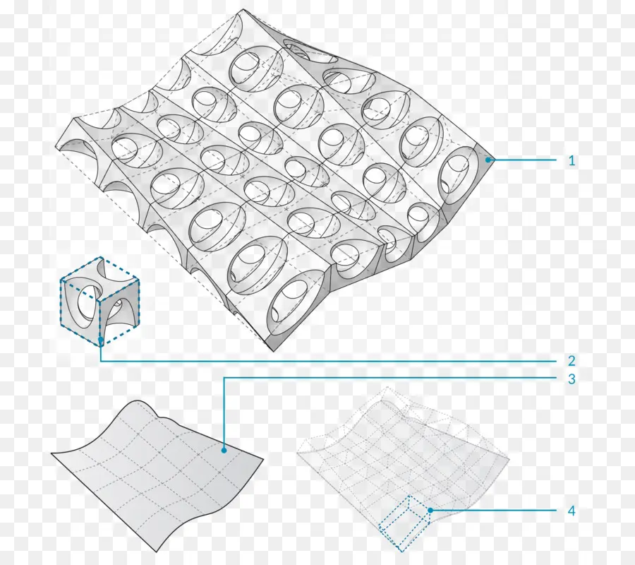 Pola Geometris，Desain PNG