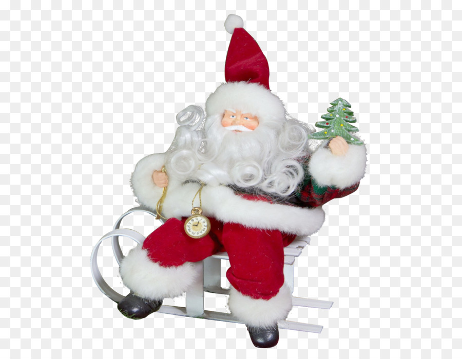 Santa Claus，Ornamen Natal PNG