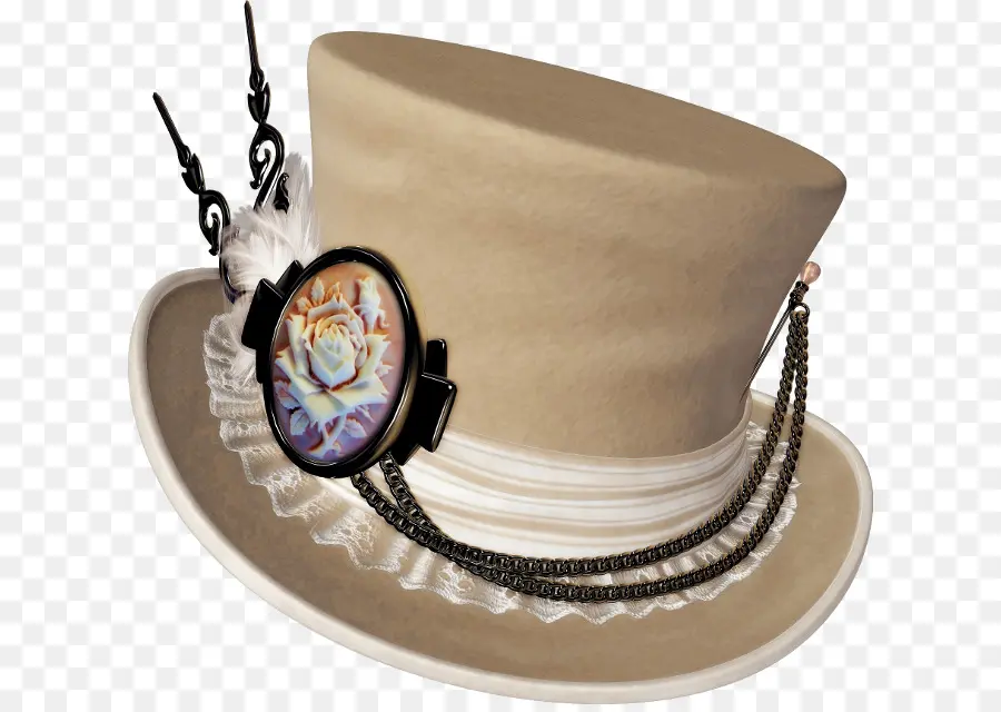 Topi Steampunk，Bulu PNG