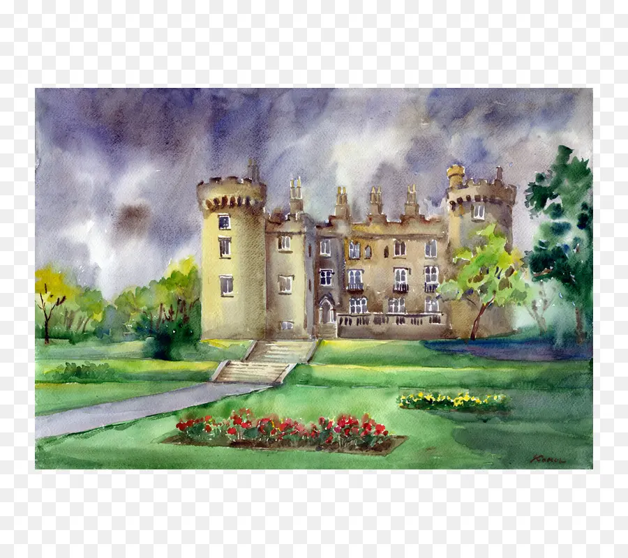 Lukisan，Kastil Kilkenny PNG