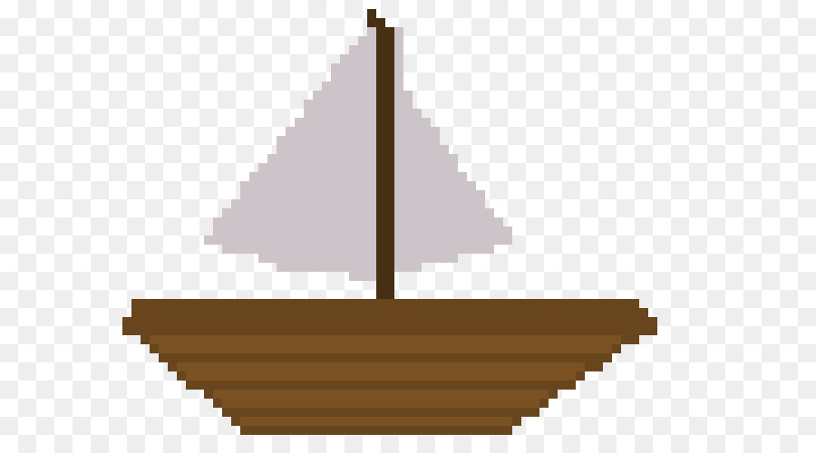 Perahu Piksel，Perahu Layar PNG