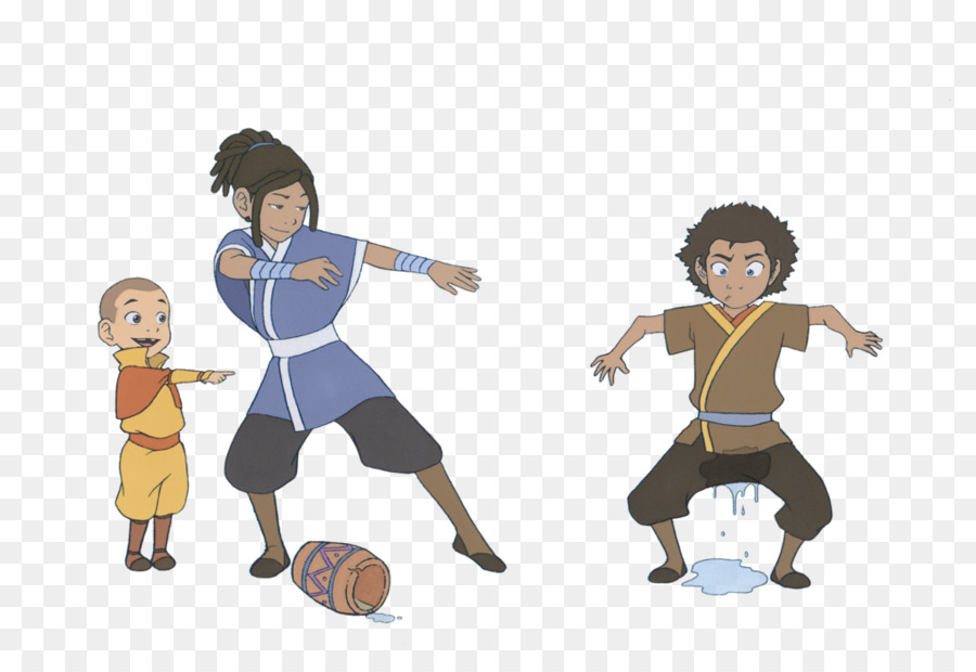 Katara，Aang PNG