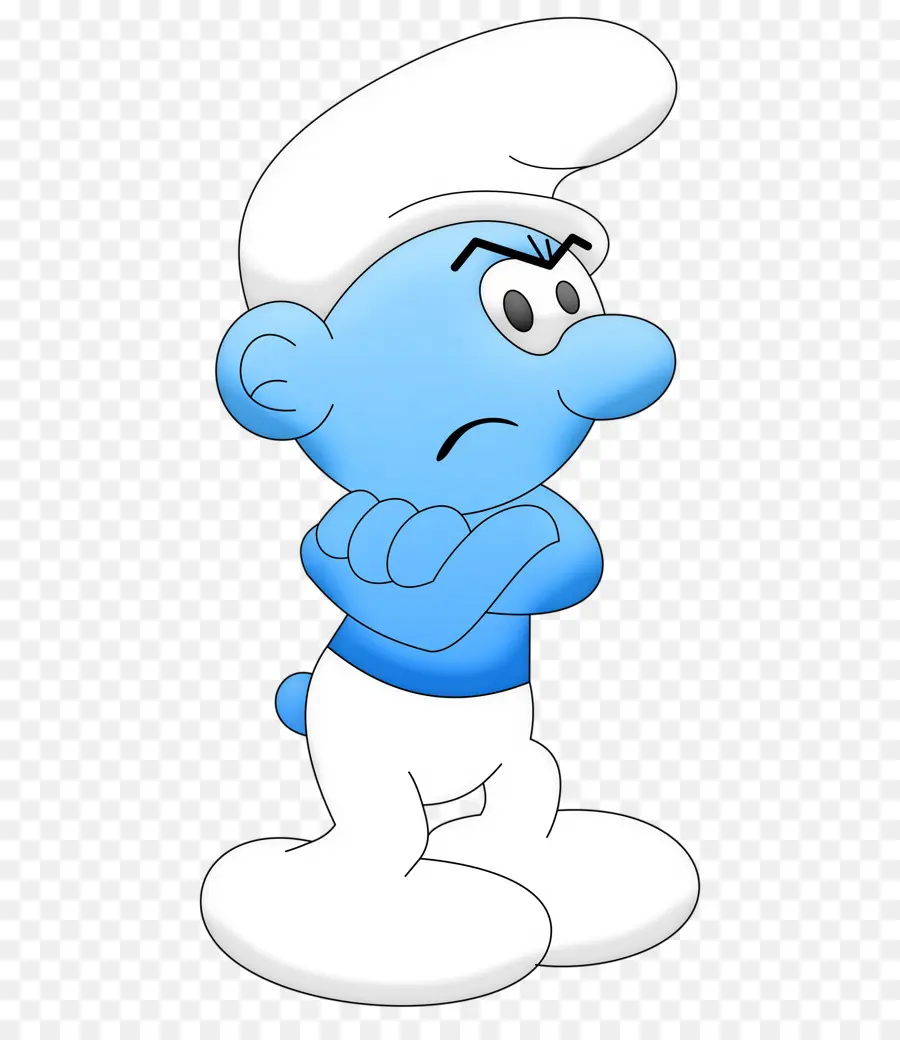 Karakter Kartun Biru，Smurf PNG