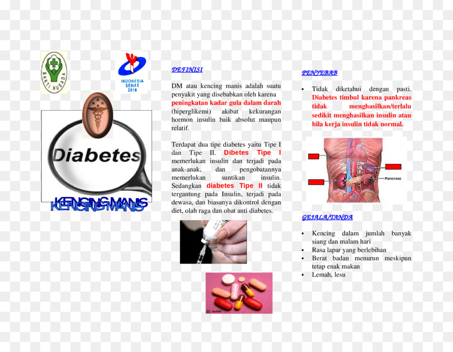  Gambar  Leaflet Diabetes  Melitus diabetesis