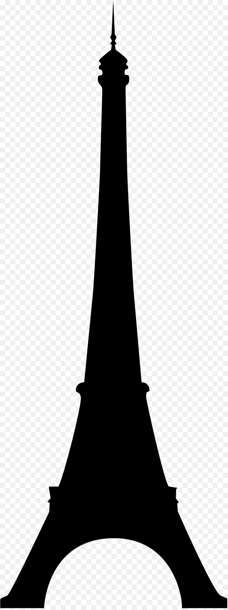 Menara Eiffel，Siluet PNG