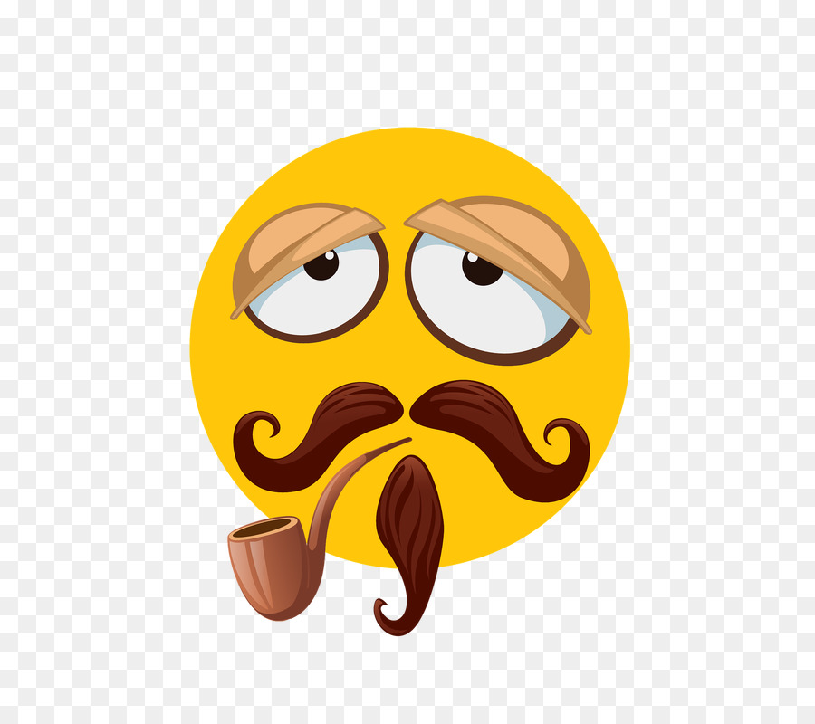 Emoji Dengan Pipa，Kumis PNG